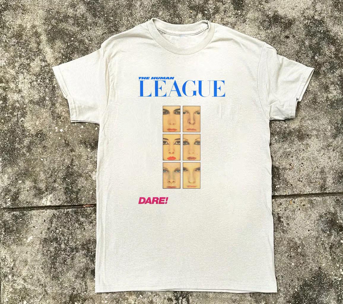 THE HUMAN LEAGUE - DARE, 1981 White Cotton Shirt S-5XL L373 XXXL