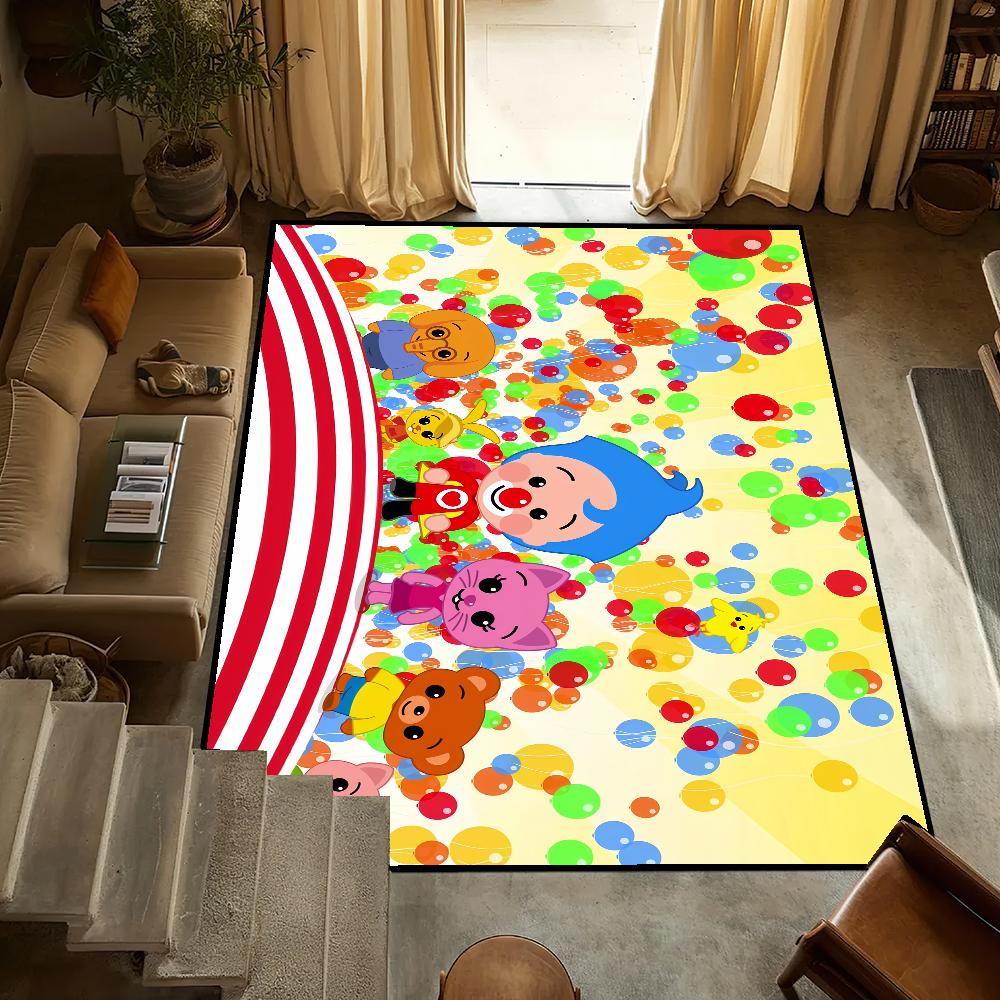 Cute Small Carpet Anti-Slip Kitchen Cartoon Plim Bedroom Handmade Tufted p-Plim Rug Baby Carpet Living Room Entrance Decoration