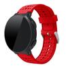 Monochrome Silicone Watch Band for Garmin Forerunner 235/620/735XT - Round Hole, Replacement Wristband S5/S6.