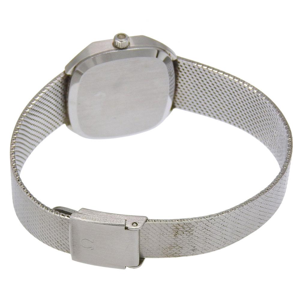 Omega Constellation Watches Vintage SilverDial Stainless Steel Quartz Analog Display Unisex Used