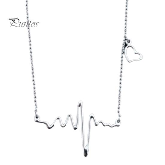 Chocker Necklace Exquisite Clasp Closure Women Alloy Cute Heart Jump Pendant Chain for Wedding