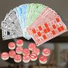 Travel Bingos Set Russian Lottos Bingos Game Strategy Board Game Education Toy