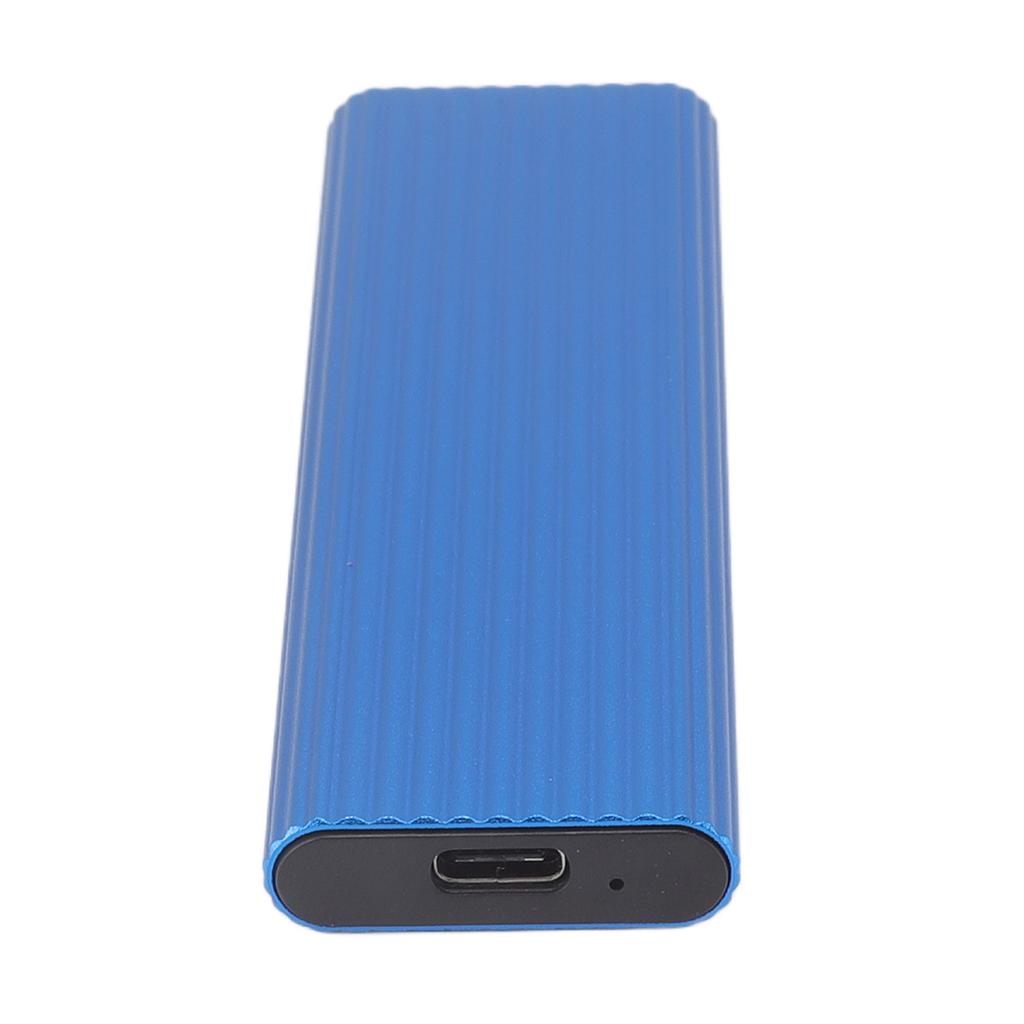 M.2 SSD Enclosure Adapter Tool Free Aluminum Alloy Shell High Speed USB C 3.1 Enclosure Adapter for Home Office