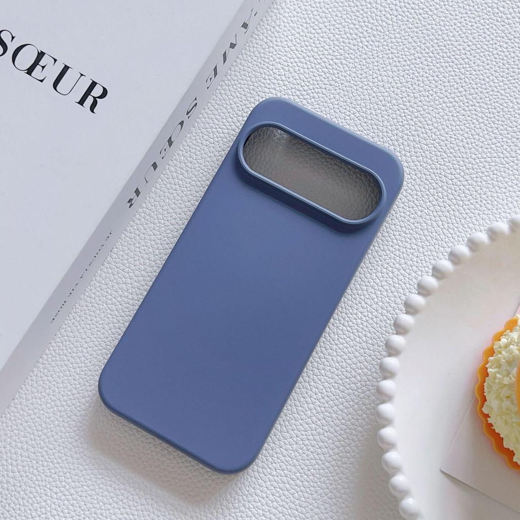 Compatible with Google Pixel 10/9/8/7/6 Pro/5: Liquid Phone Case & Protective Cover with Straight Edge Design.