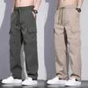 Spring and autumn overalls loose straight windproof waterproof charging pants wear-resistant labor insurance work pants