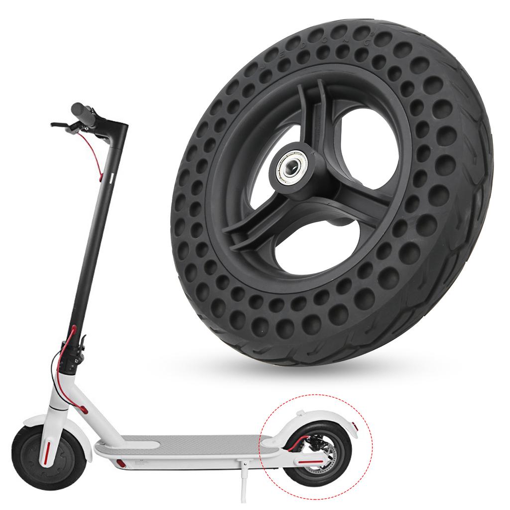 10in Durable Rear Tires AntiExplosion Rubber Tyre for Xiaomi Electric Scooter Skateboard