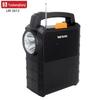 12V Solar Headlight with Phone Charging & Bluetooth MP3