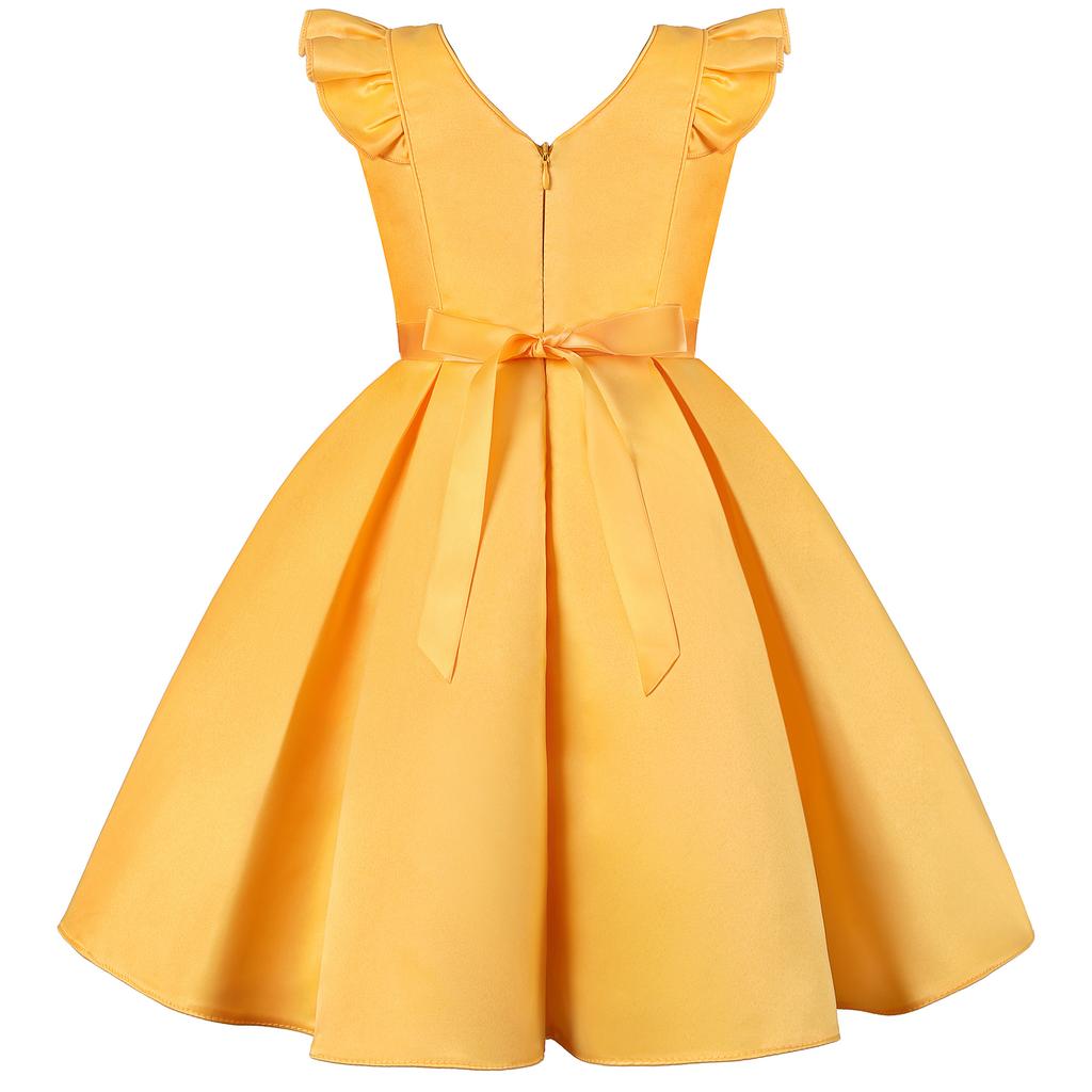 Girls' Dresses Children's Sequin Dresses Holiday Party Princess Sparkling Kids Birthday Dress Elegant Soft Party Dress Ball Gown for Girls