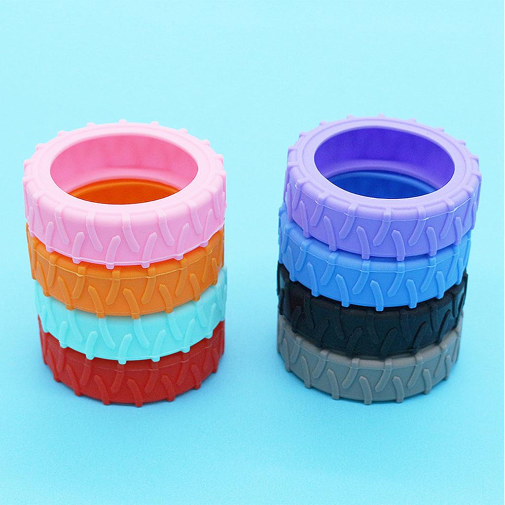8 Pcs Luggage Wheel Covers Luggage Compartment Wheel Protection Cover Silicone Suitcase Wheel Covers Luggage Accessories