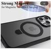 Μαγνητική Θήκη Κινητού Τηλεφώνου με Δαχτυλίδι Στήριξης για iPhone 16 15 14 Pro Max Plus 13 12 Θήκες Ημιδιαφανές Κάλυμμα με Προστατευτικό