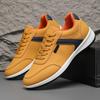 Mode Herren Laufschuhe Leichtgewichtige Klassische Sneaker Plus Sommer Atmungsaktiv Schnürschuhe Leder Bequem Outdoor Laufschuhe 2025