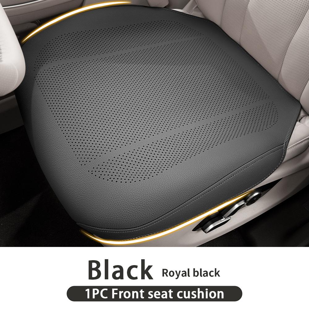 

New Car Seat Cushion Leather Thin Breathable Hole Summer Car Interior Seat Cover Four Seasons Universal Automotive Parts