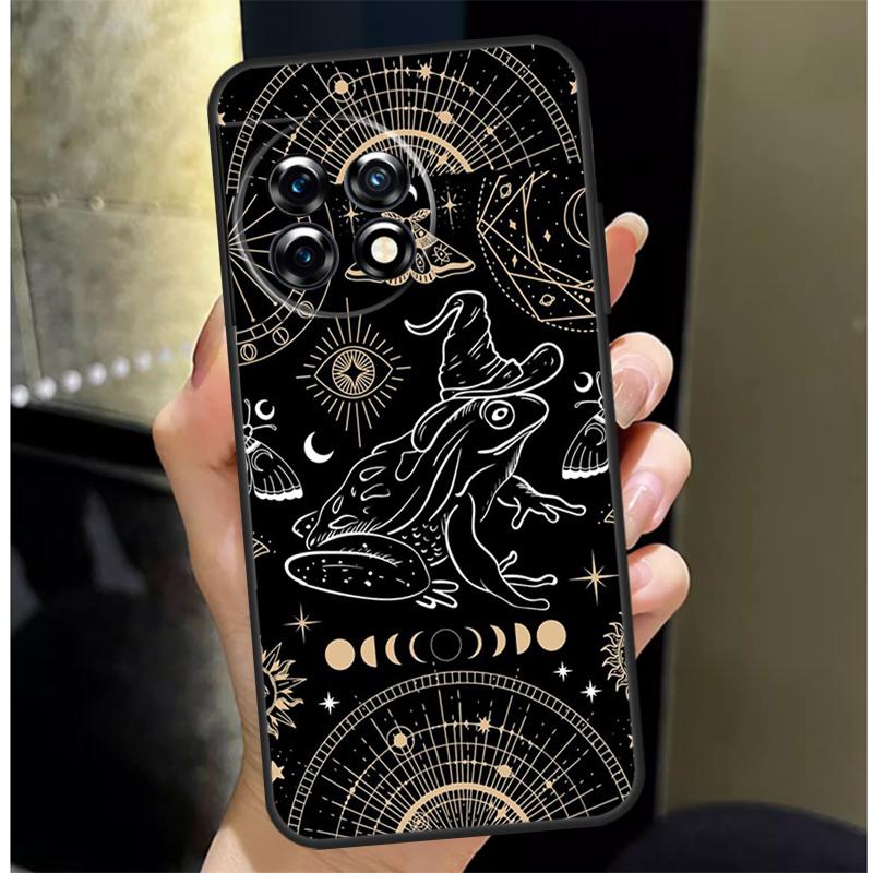 Witch Frog Cover For OnePlus 13 13R 12 12R 11 10 Pro 8T 10T OnePlus Nord 4 CE 3 2 Lite N30 N20 N10 Case