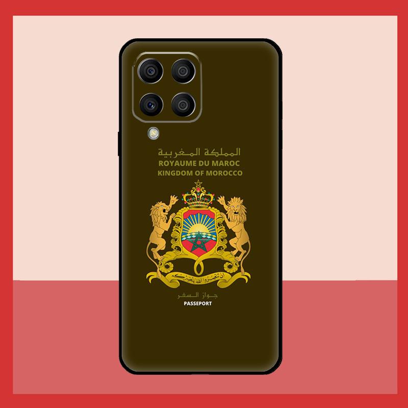 Morocco Flag Coat Of Arms Case For Samsung Galaxy M11 M31 M14 M34 M54 M12 M32 M52 M15 M13 M06 M16 M36 M56 M53 M35 M55