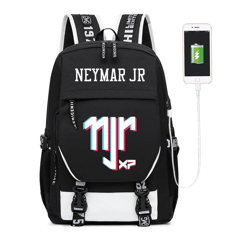 Star Neymar Surrounding Children S School Bag Trend Backpack Neymarjr Backpack Large Capacity 25inch