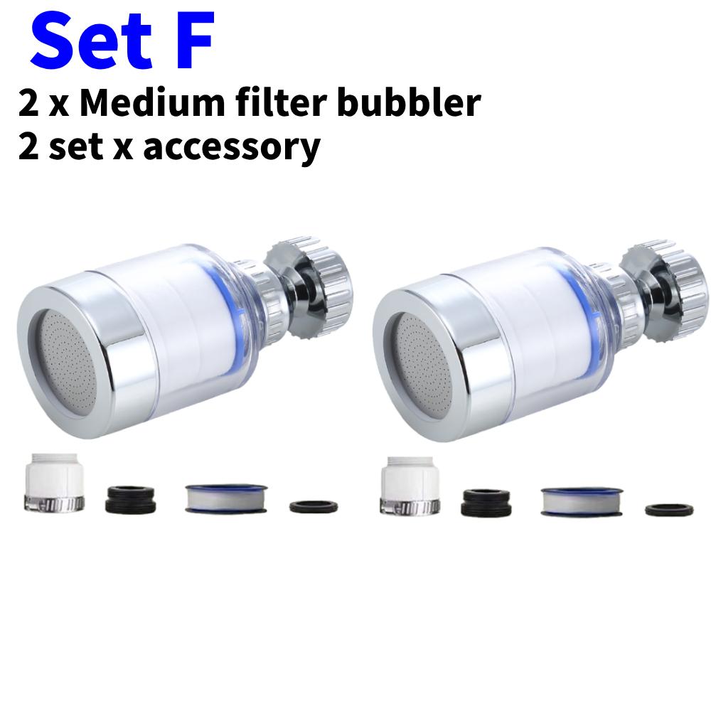 Faucet Filter Element Bubbler Water Filter Purifier For Bathroom Shower PP Cotton Remove Chlorine Heavy Metal For Kitchen Faucet