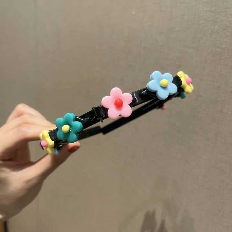 Bandă de Păr pentru Copii Fată Celebritate pe Internet Bandă de Păr Împletită Accesorii de Păr Diademă Bandă de Păr Prințesă