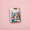 New small fresh short cute cartoon animation student children folding wallet three fold wallet small change bag
