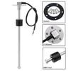 304 Stainless Steel Fuel Level Sensor 100-550mm for 0-190 OHM 52mm Fuel Level Gauge Red Backlight for Marine Car Boat 12V 24V