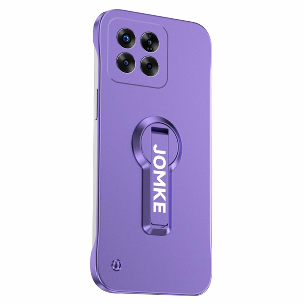 For Xiaomi 14 Pro Case Hard PC Frameless Baking Paint Kickstand Phone Cover