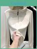Plain Color Double Sided Fleece Hoodie For Women With Zippered Design For Casual Winter Wear