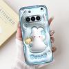 For Nothing Phone 3A Case A059 Cover Fashion Flower Soft Silicone Black Shockproof Cover On Nothing Phone3A 3 A 3APro A059P Capa