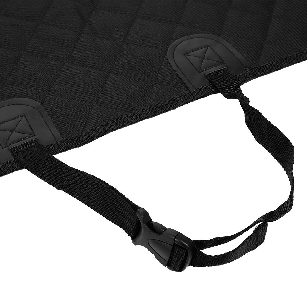 Black 600D Oxford Cloth Waterproof Dirt Proof Car Pet Pad Dog Cover Mat Cushion(Black 133x204CM)