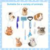 Pet Grooming Kit - 8 Piece Comb and Scissors Set for Dogs and Cats