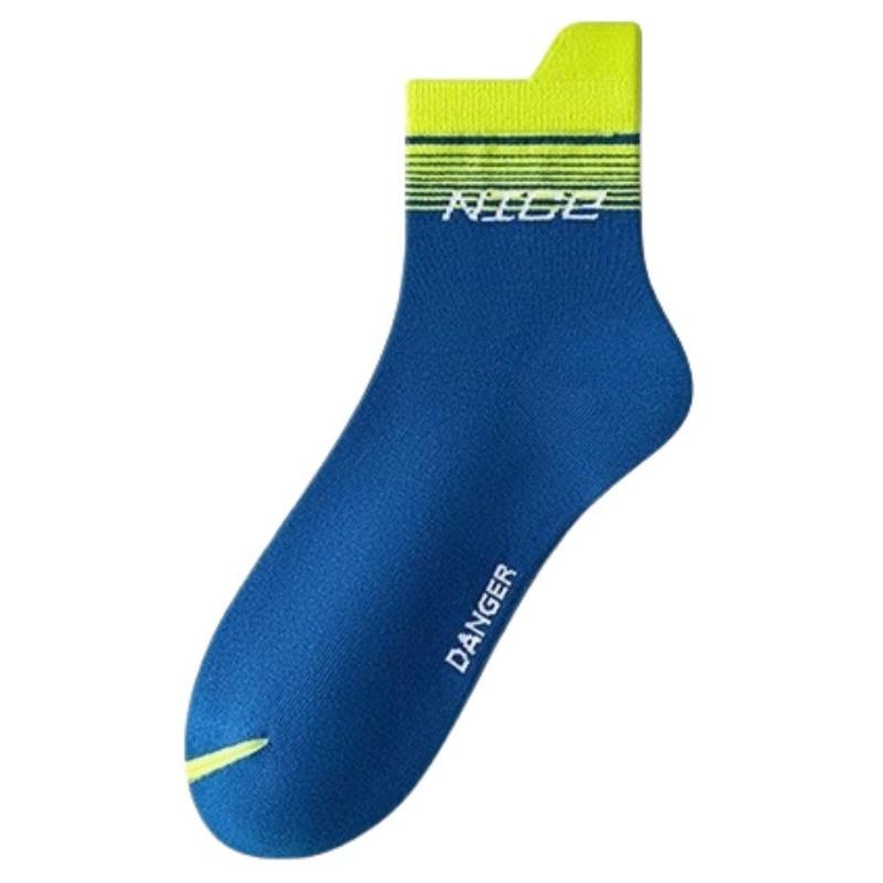 

Мужские летние тонкие носки из чистого хлопка, впитывающие пот и дезодорирующие, для бега, бадминтона и баскетбола 1 pair темно-синий