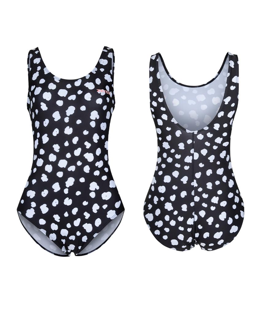 Jeteseu Women'S Splash U-Back Indoor Swimwear Cotton Clouds L4A5013