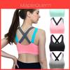 Yoga ve Fitness Aktiviteleri İçin Çapraz Askılı Sevimli Push Up Spor Sütyeni