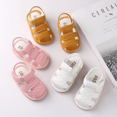 Soft Sole Squeaky Sandals for Toddlers (1-2 Years) - Unisex Summer Walking Shoes