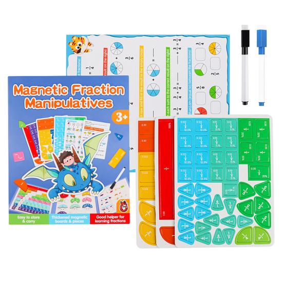45659 Sets Magnetic Fraction Tiles Circles Percentage Decimal Fraction Learning