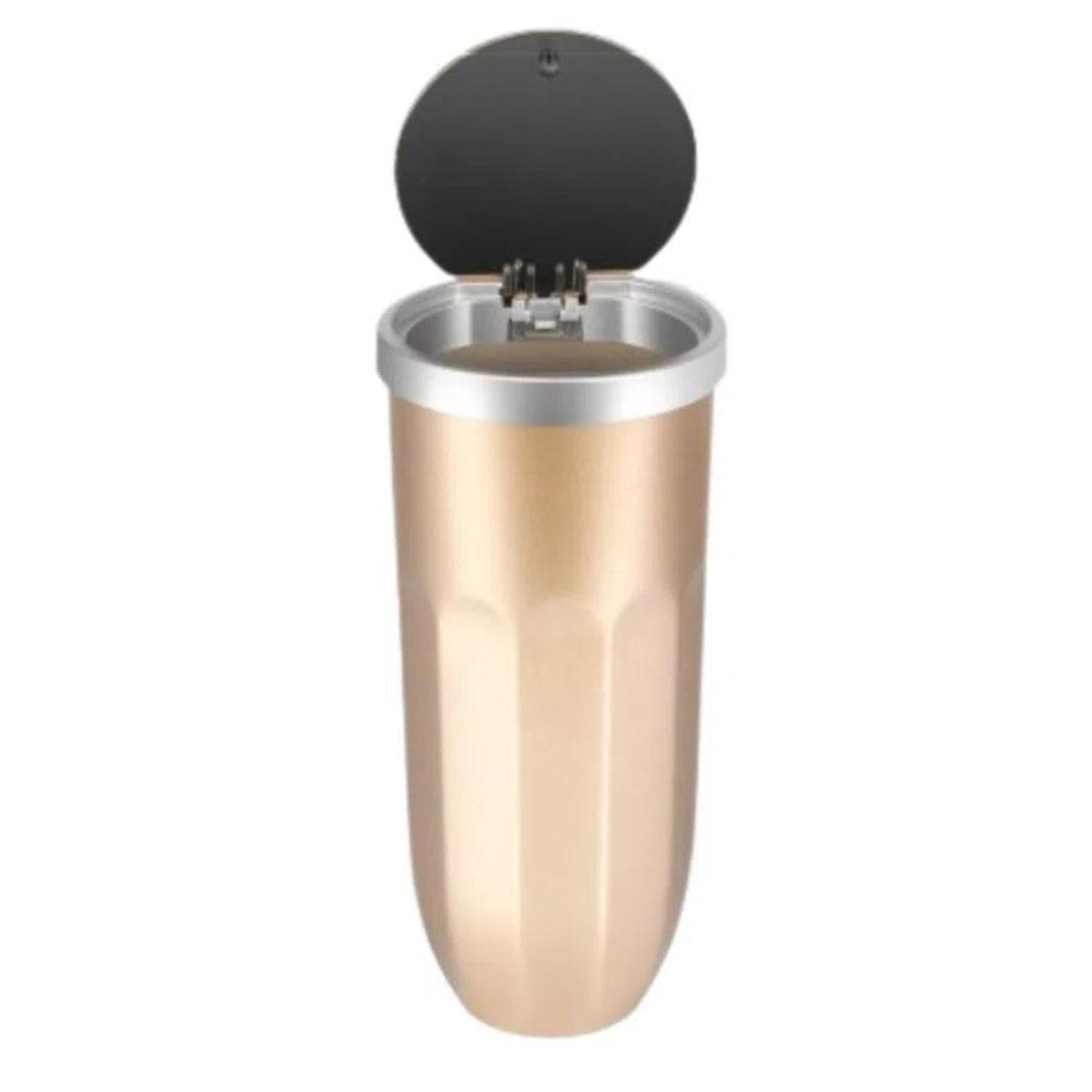 Pressing Type Car Trash Bin Can Mini Auto Garbage Container Bucket Auto Dust Organizer  for Auto
