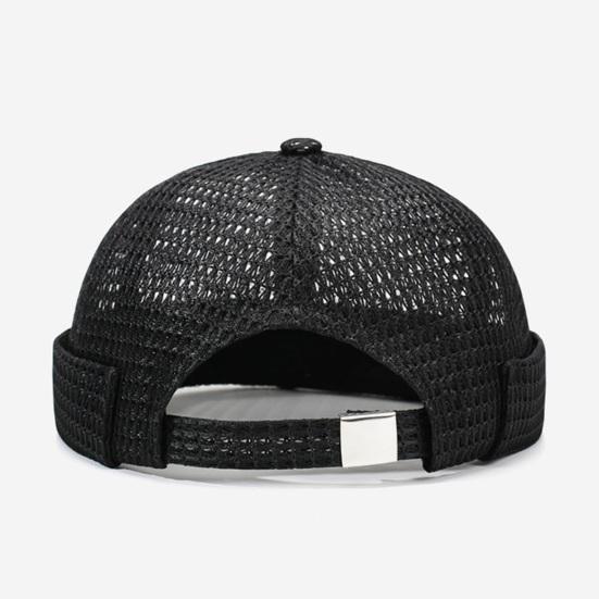1/2 stk. Herrehat Justerbar Tilpasset Pasform Åndbart Mesh Design Letvægts Foldbar Hip-Hop Stil Sommerkasket Udendørs Aktiviteter Rejsetøj