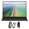 Portable Display 1080P 12.3 Inch Type C HD Multimedia Interface 60Hz Refresh Travel Display with Protective Case for