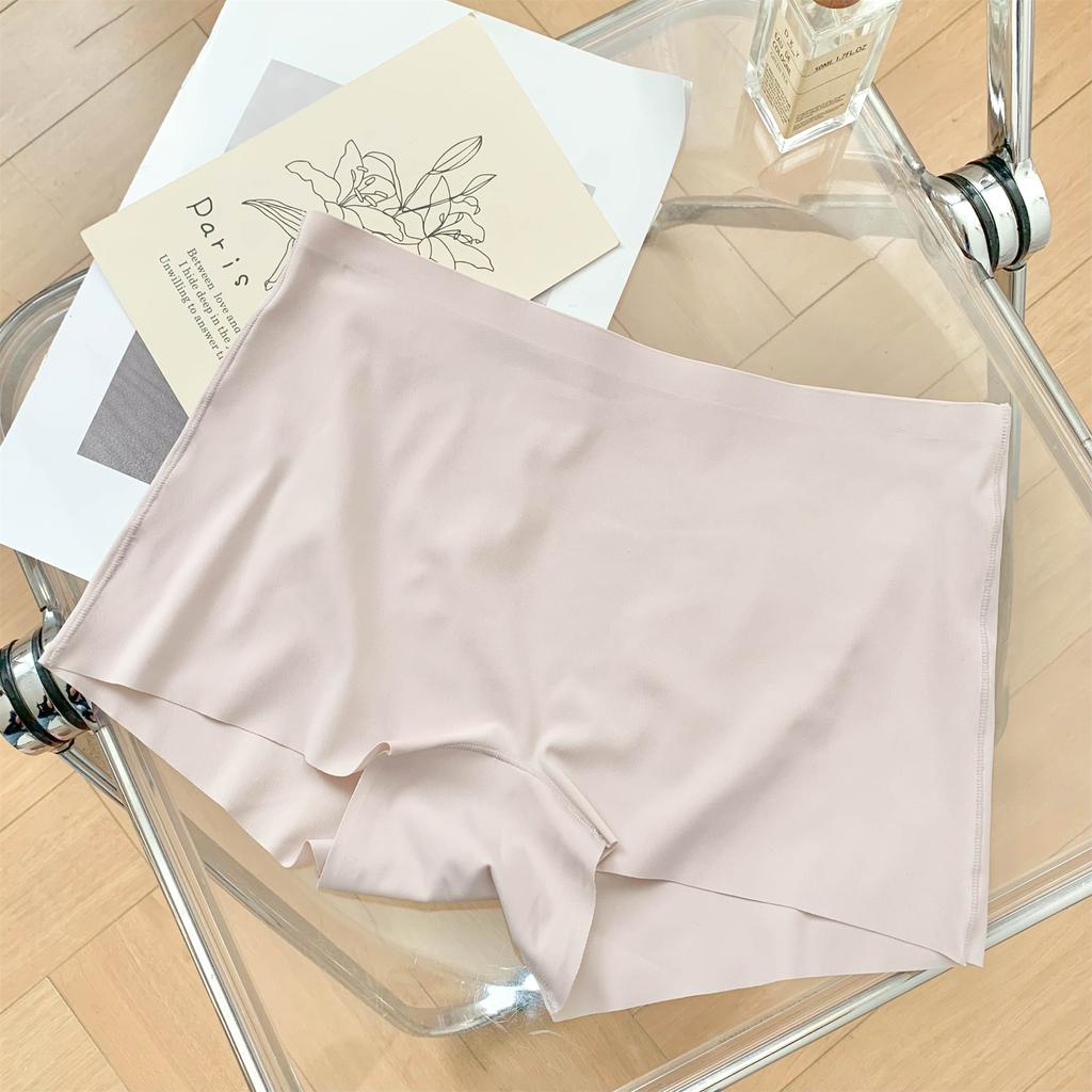 Girls Summer Thin New Style Ice Silk Non Trace Hip Safety Flat Angle Underwear