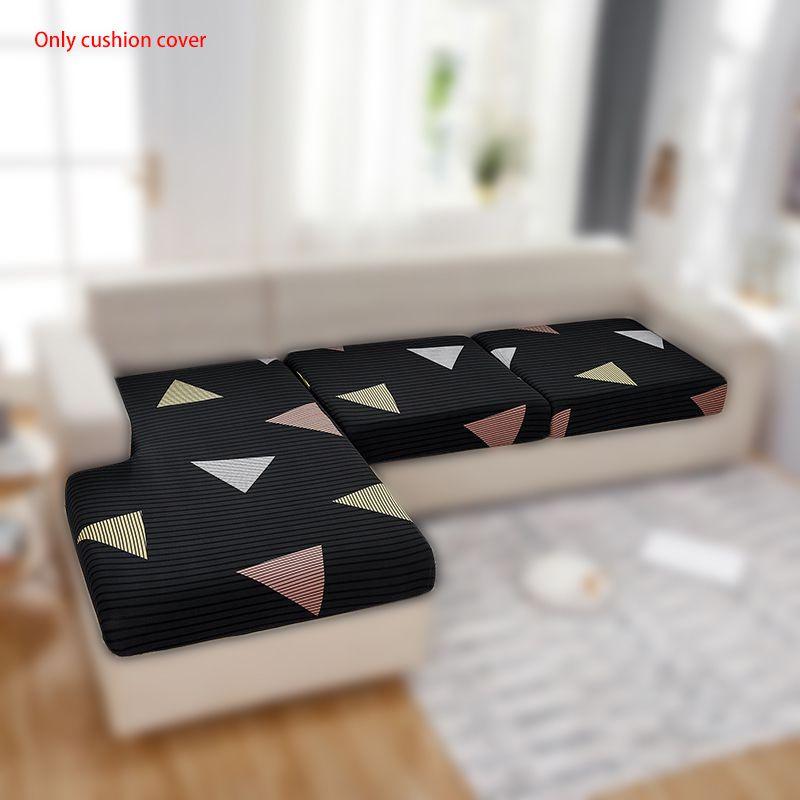 High-quality Printed Elastic Sofa Seat Cushion Cover Durable And Soft Furniture Protector