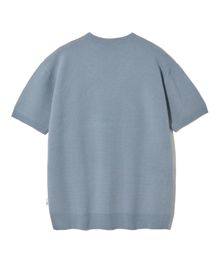 FILLUMINATE Star Graphic Half Knit - Light Blue