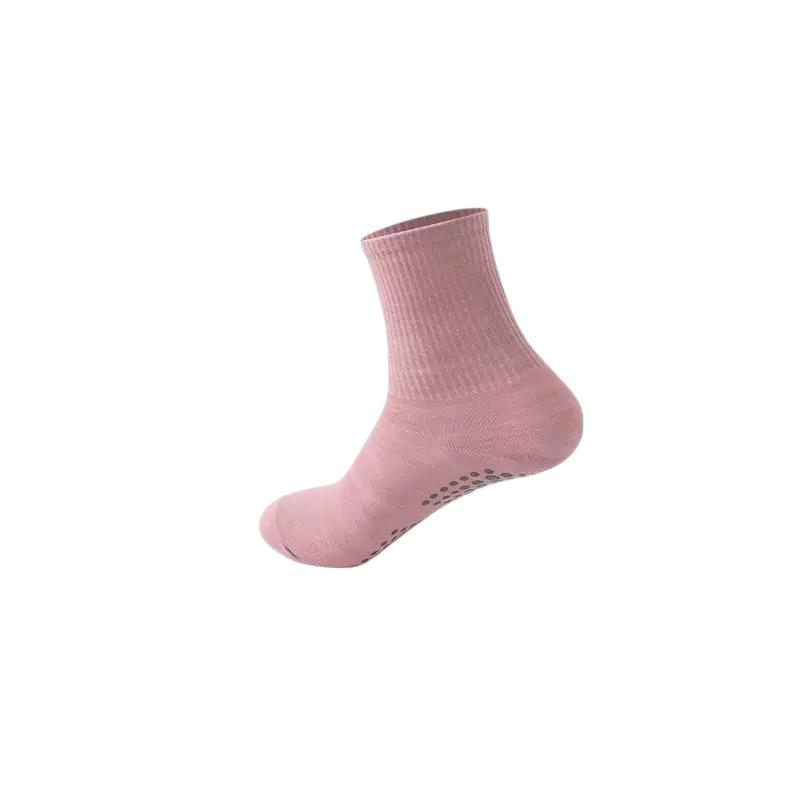 1/3P Sports Socks Yoga Cotton Mid-tube Bottom Professional Silicone Indoor Fitness Barre Socks Gym Dance Pilates Non Slip Socks