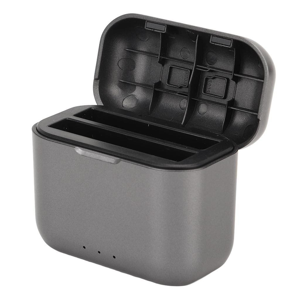 Fast Battery Charger Hub for Insta360 X3 Quick Portable Intelligent Magnetic 2 Channel Charging Storage Station