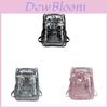 Pvc Transparent Flap Backpack With Waterproof Design For Travel And Sports Use