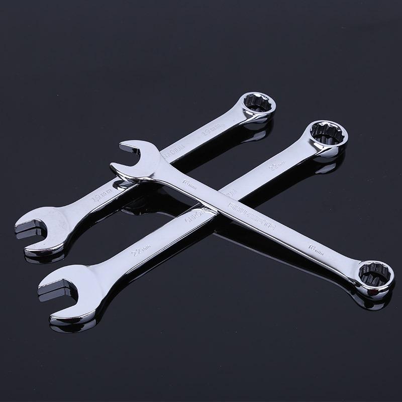 Dual-Purpose Wrench Set: 8, 10, 14-Piece Double-Ended Open-End Combination Wrenches