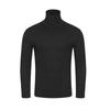 Men's Turtleneck Long Sleeve Solid Colour Stretch Slim Fit Bottoming Top Blouse
