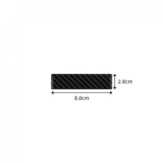Carbon Fiber Headlight Switch Storage Box Mat Cover For Toyota RAV4 2006-2012