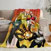 Anime One Punch Man Throw Flannel Throw Blanket: Soft Kid-Friendly Warm Anti-Static All Season Washable Couch Bed Home