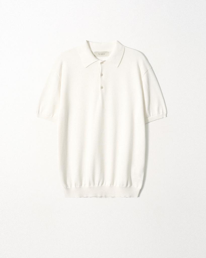 EZIO Signature Polo Knit_Ivory