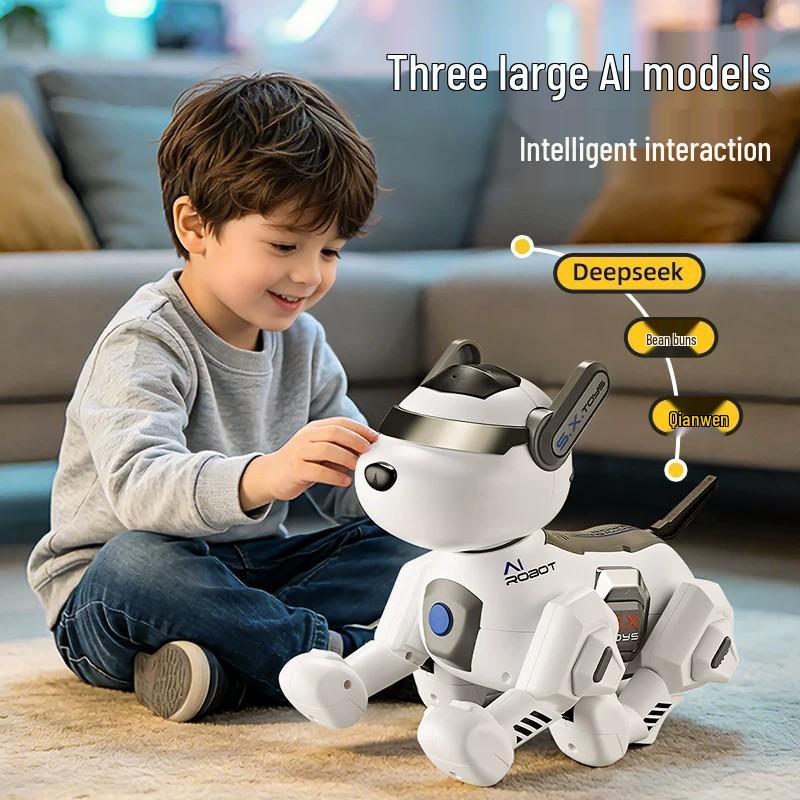 Bionic AI Robot Dog: DeepSeekAI Interactive Dialogue Toy