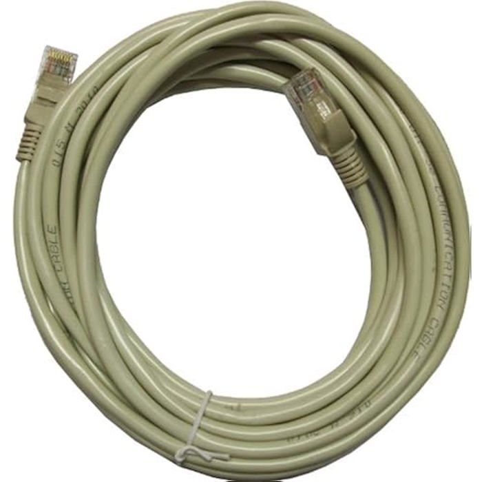 Câble réseau RJ45 - 3GO - 3M - Cat.5+ - Connecteurs RJ45 - Couleur grise