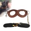 Squirrel Harness Anti-knot Leash Chest Anti-biting Faux Strap Leather Pet